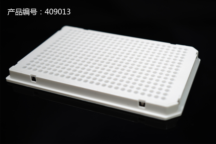 409013，40ul 罗氏专用PCR384孔板，半裙边，矮管，A24切角