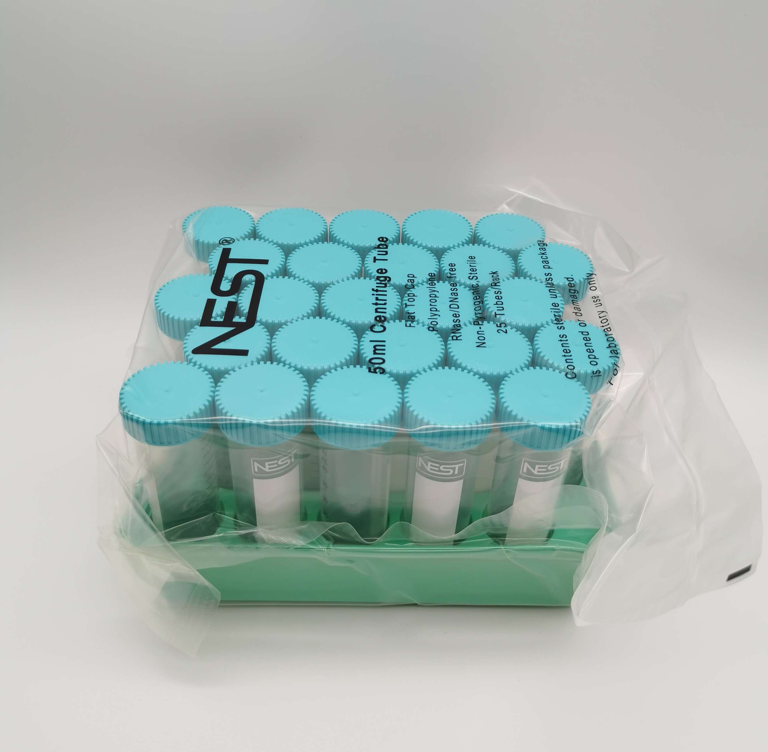 602051，50 mL 离心管，经济型，吸塑盒装  