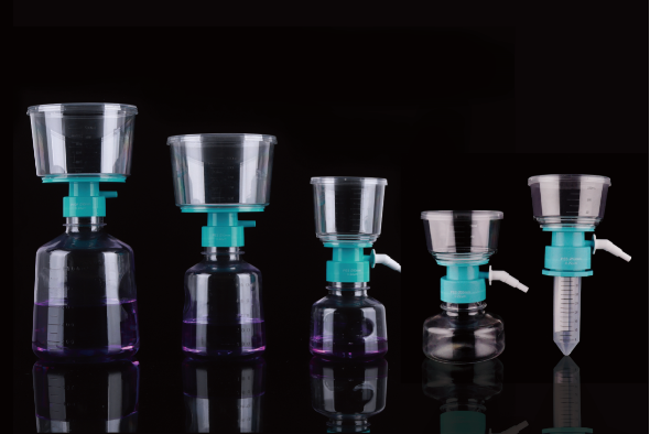 343102，500mL 真空过滤器（PVDF材质）, 0.10μm 整套 ,灭菌   